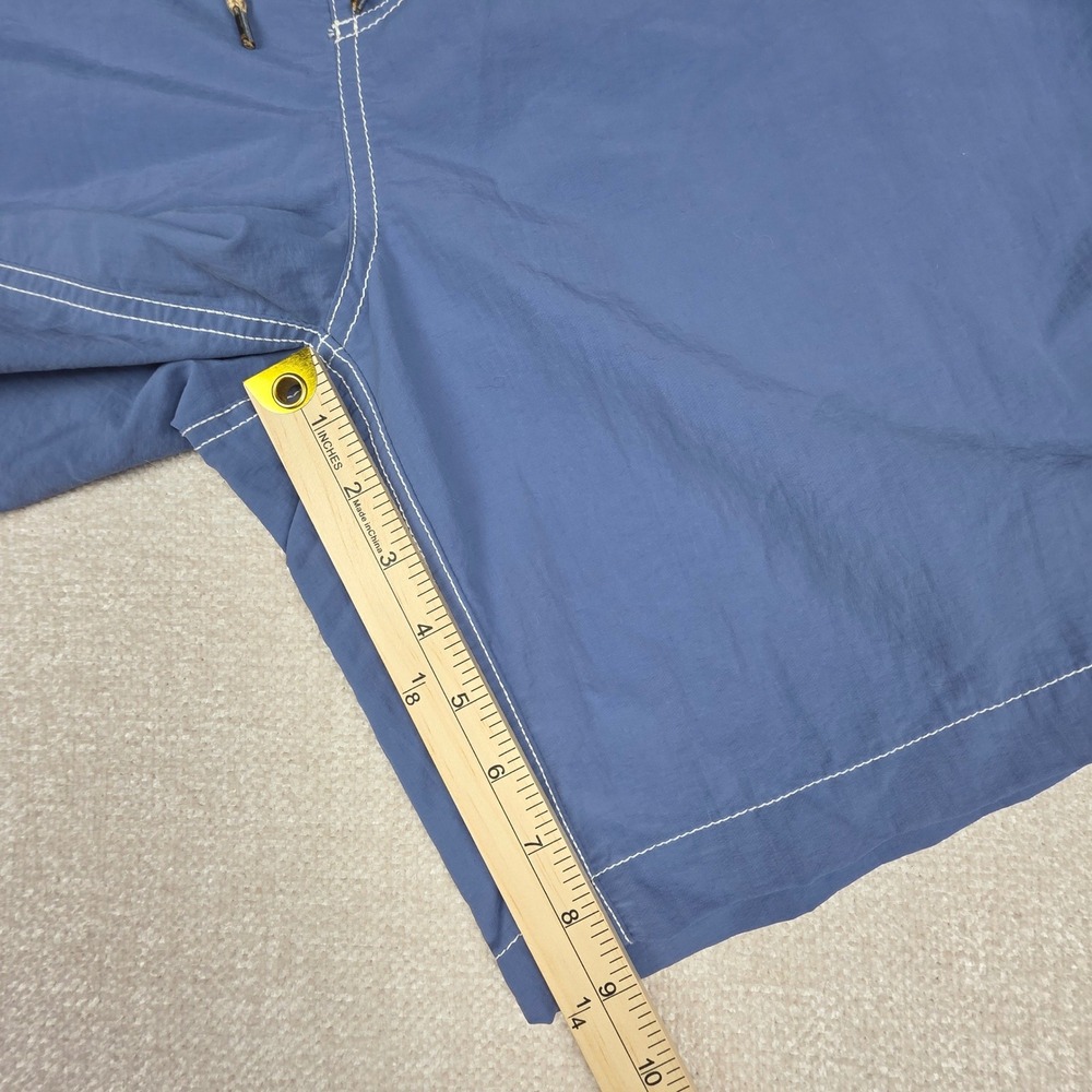 VTG Polo Ralph Lauren Mens Swim Trunks Board Shorts Cargo Pocket Yellow Pony XL - Picture 5 of 12